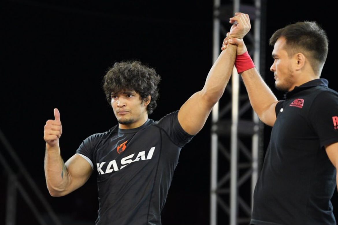 Fabricio Andrey brilhou pelo Kasai na seletiva do AIGA. Foto: François Oliveira