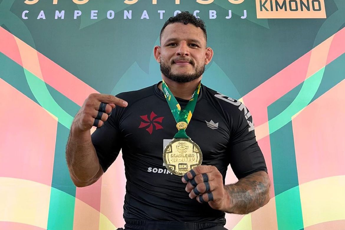 Tyrone Gonsalves foi avassalador no Brasileiro Nogi 2024. Foto: Divulgação/CBJJ