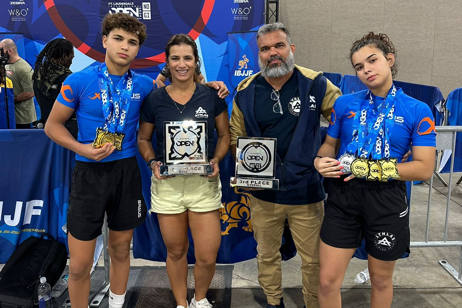 A família Fernandes liderou a Athlas em mais um grande desempenho. Foto: Arquivo Pessoal