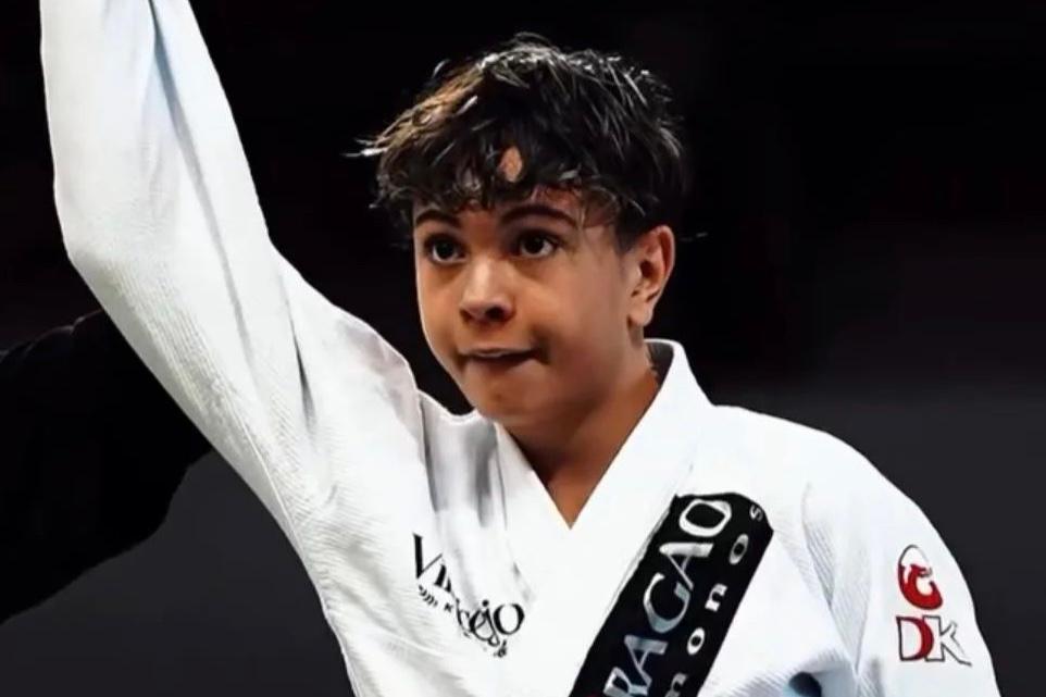 Roger Vieiratem um futuro promissor no Jiu-JItsu. Foto: Reprodução/Instagram