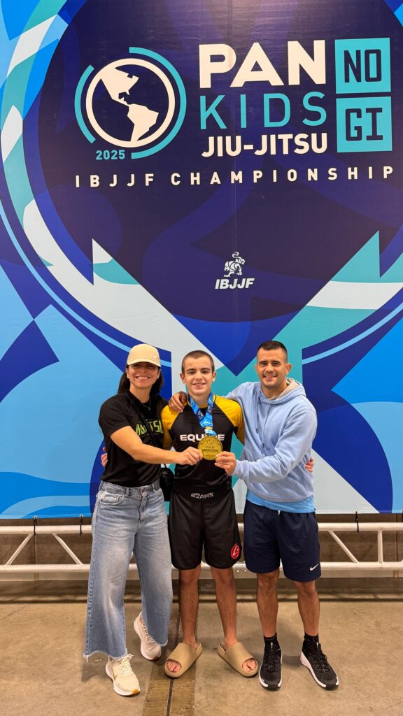 Gregor Rocha se consagrou campeão do Pan Kids Nogi no ano passado. Foto: Reprodução