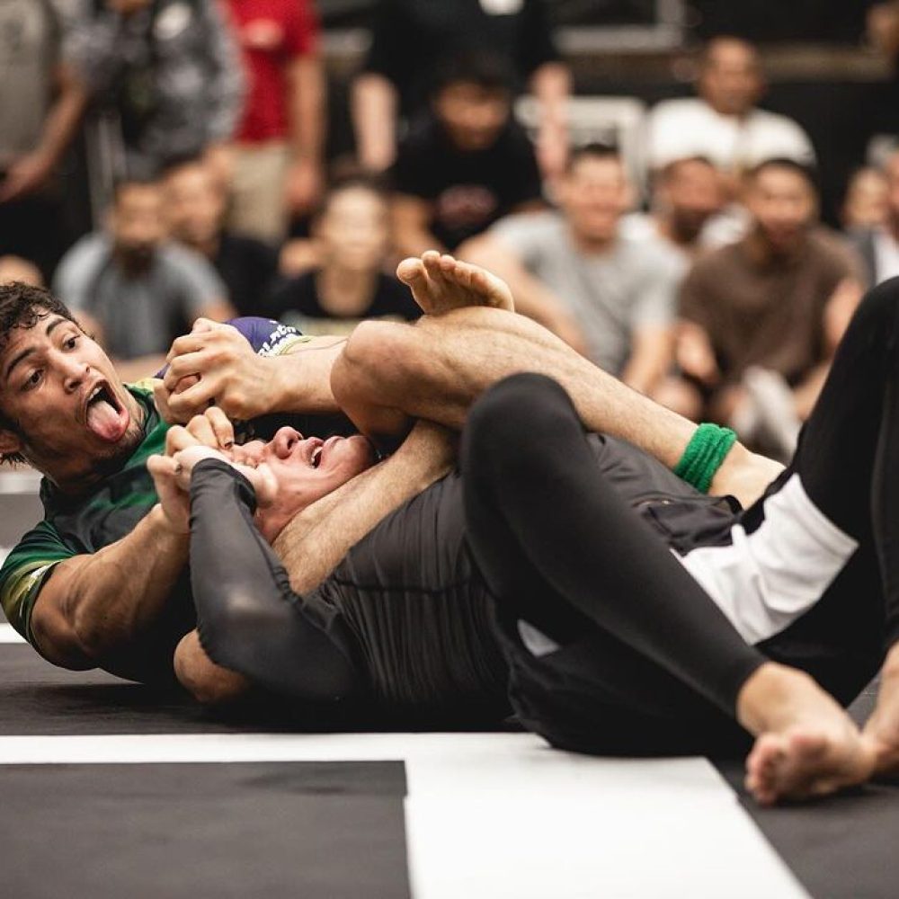 Fabricio Andrey vibra durante a luta contra Kauã Gabriel. Foto: Ana Assis/Assis Fotografia