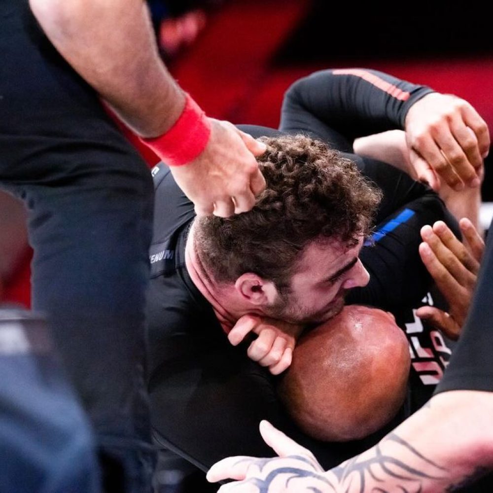 Luke Griffith finalizou Kaynan Duarte no UFC FPI 7. Foto: Jordan Huynh