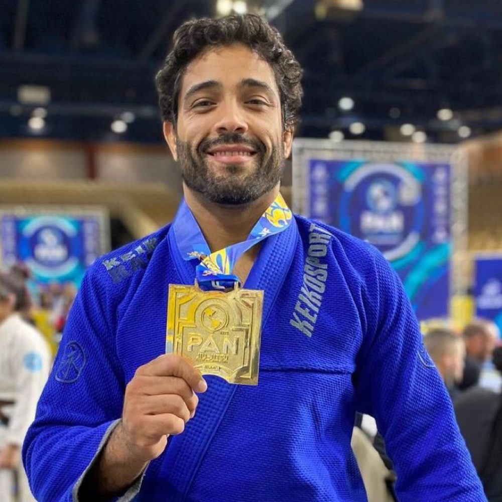 Dimitrius Souza foi campeão pan-americano em 2022. Foto: Reprodução/Instagram