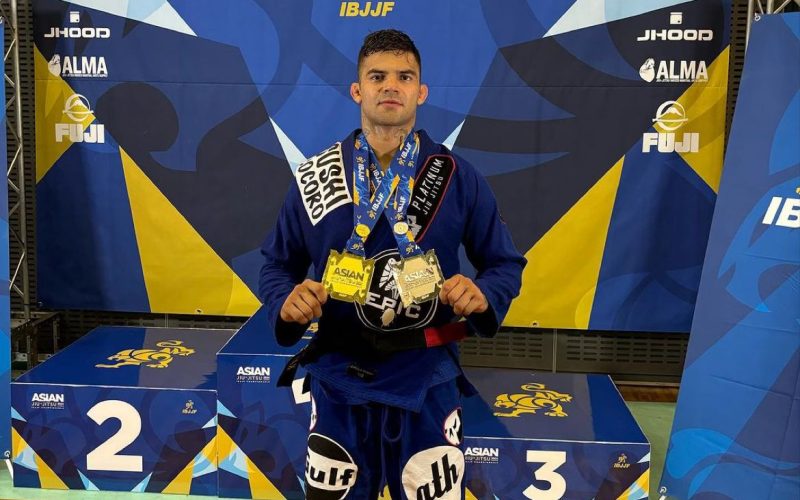 Horlando Monteiro brilhou no Asian Championship. Foto: Arquivo Pessoal