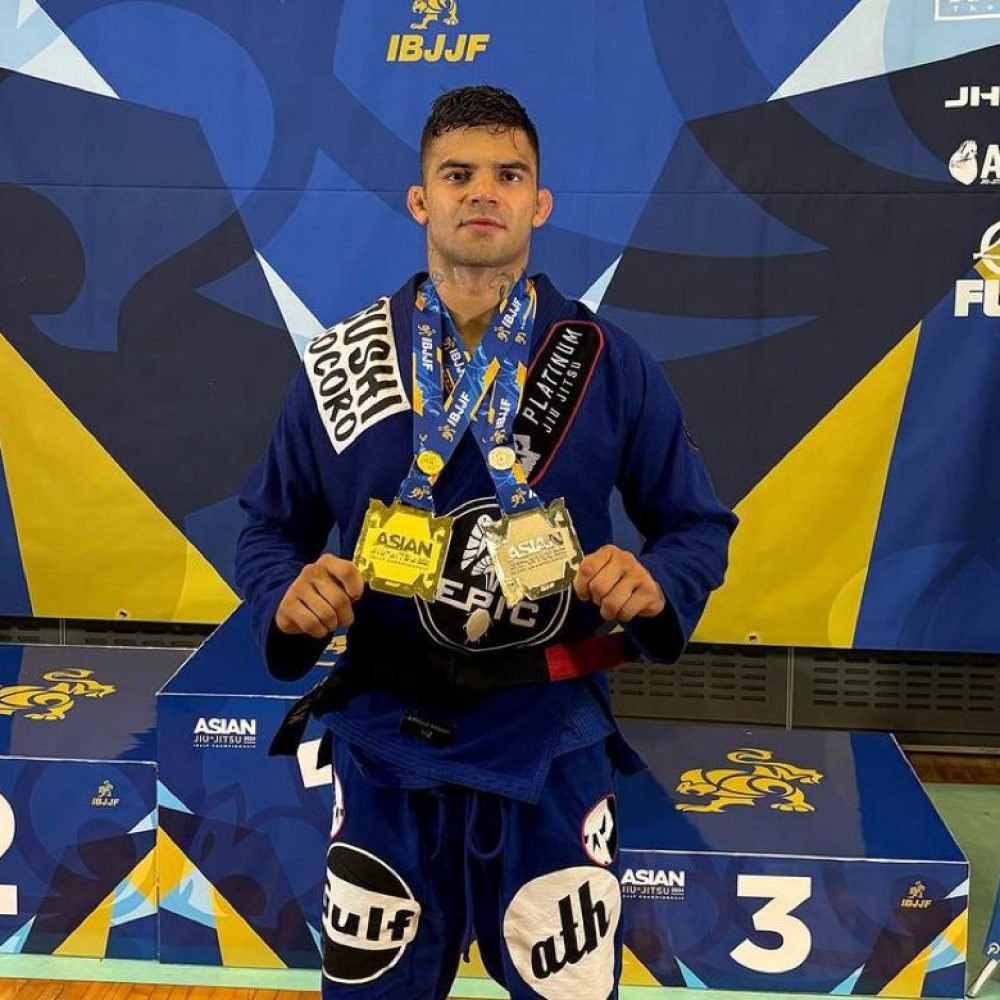 Horlando Monteiro brilhou no Asian Championship. Foto: Arquivo Pessoal