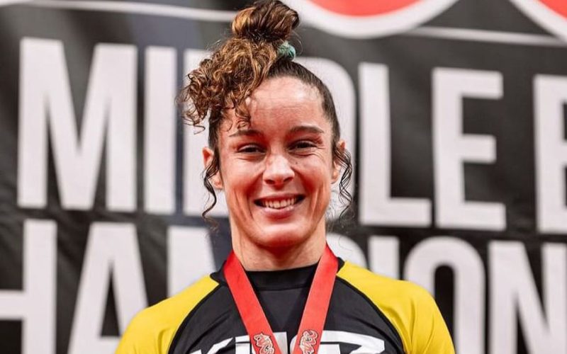 Aurelie Le Vern foi campeã do ADCC Trials. Foto: Reprodução/Instagram