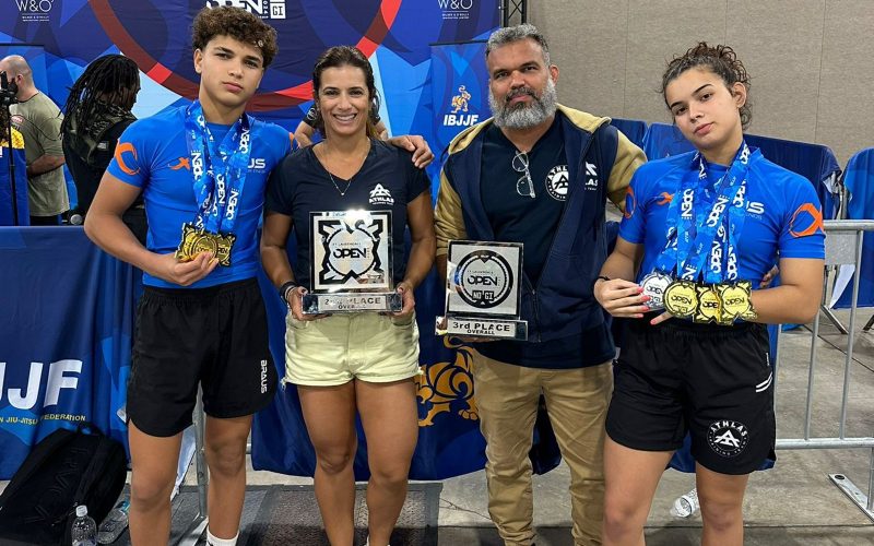 A família Fernandes liderou a Athlas em mais um grande desempenho. Foto: Arquivo Pessoal