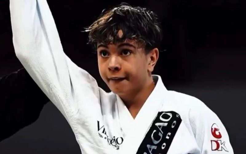 Roger Vieiratem um futuro promissor no Jiu-JItsu. Foto: Reprodução/Instagram